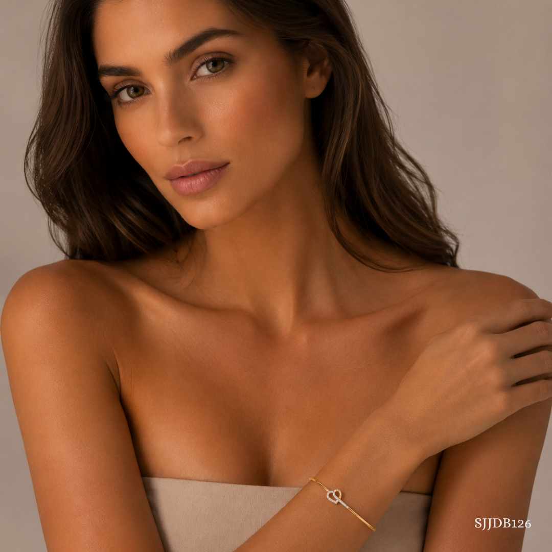 SJJDB126 | Love Story Diamond Romantic Bangle