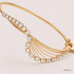 SJJDB128 | Elegant Precision Diamond Modern Bangle