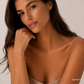 SJJDB129 | Edgy Glimmer Diamond Statement Bangle