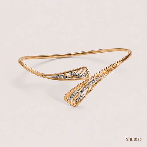 SJJDB130 | Glide Statement Diamond Designer Bangle