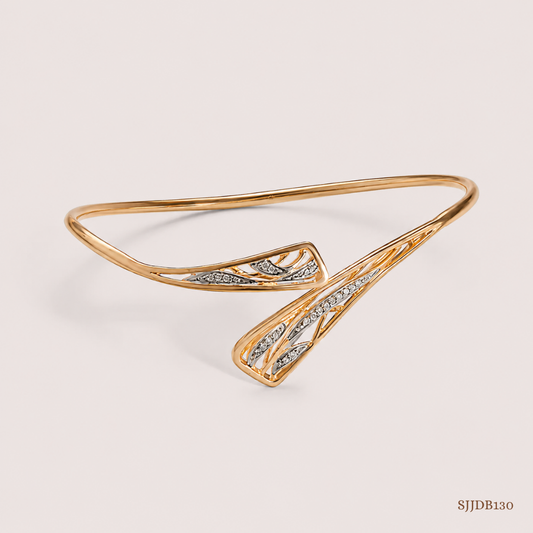 SJJDB130 | Glide Statement Diamond Designer Bangle