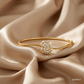 SJJDB132 | Petal Path Diamond Floral Bangle