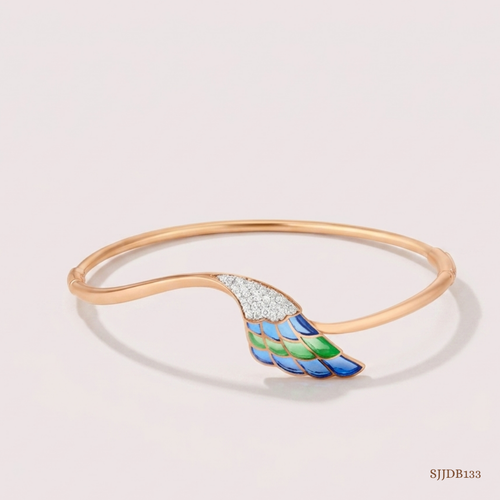 SJJDB133 | Luminous Wings Diamond Elegant Bangle