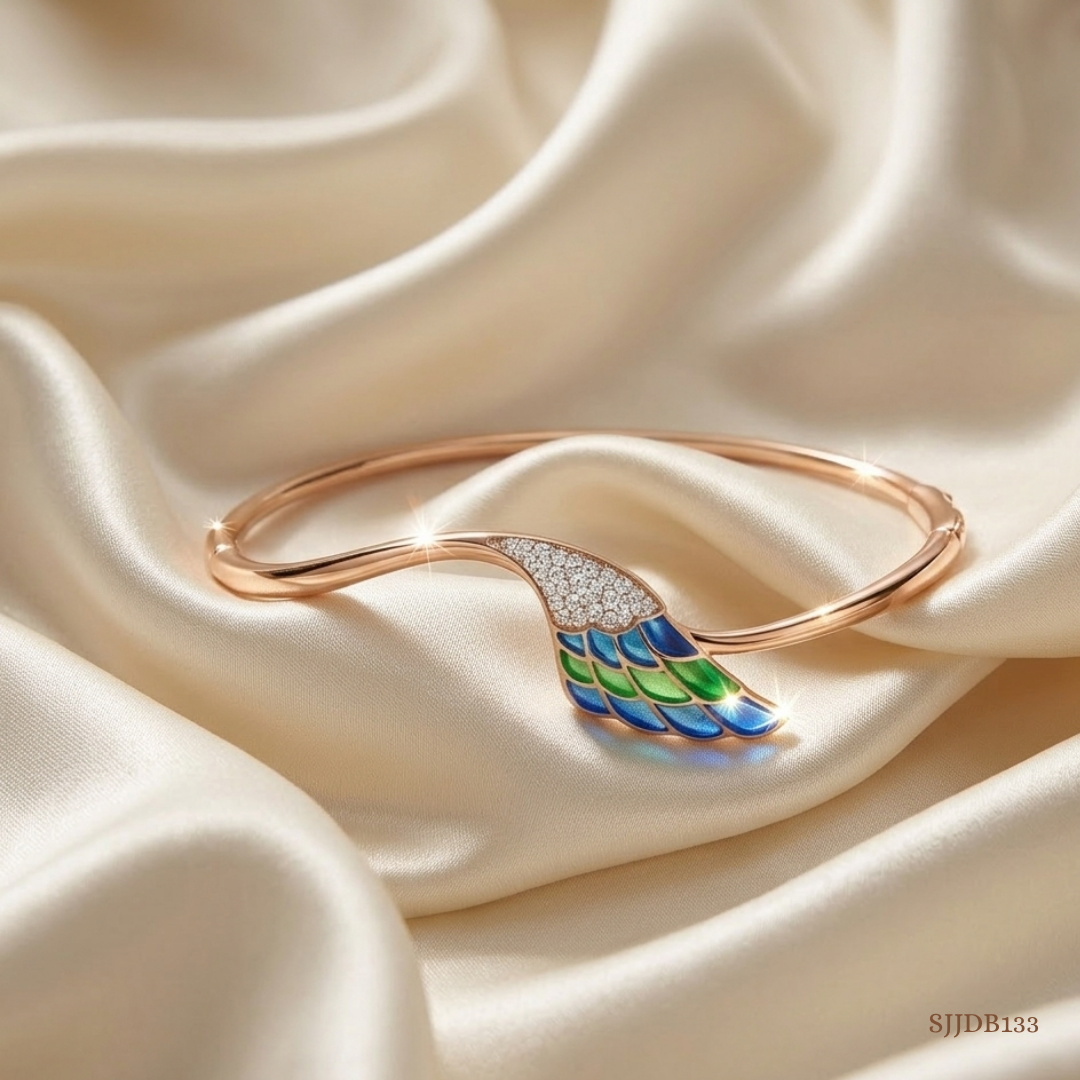 SJJDB133 | Luminous Wings Diamond Elegant Bangle