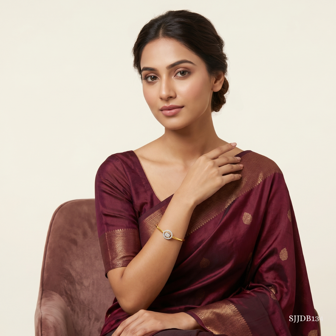SJJDB134 | Dainty Diamond Classic Fashion Bangle