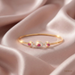 SJJDB135 | Rosy Gleam Diamond Designer Bangle