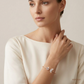 SJJDB137 | Gleaming Lotus Diamond Statement Bangle