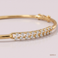 SJJDB139 | Linear Sparkle Diamond Contemporary Bangle
