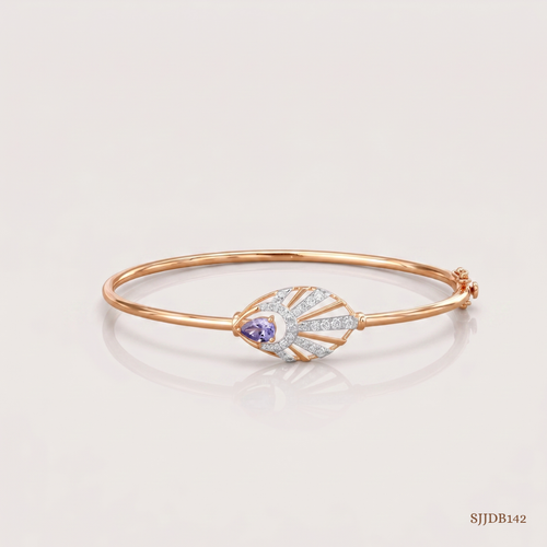SJJDB142 | Glimmering Rays Diamond Luxury Bangle