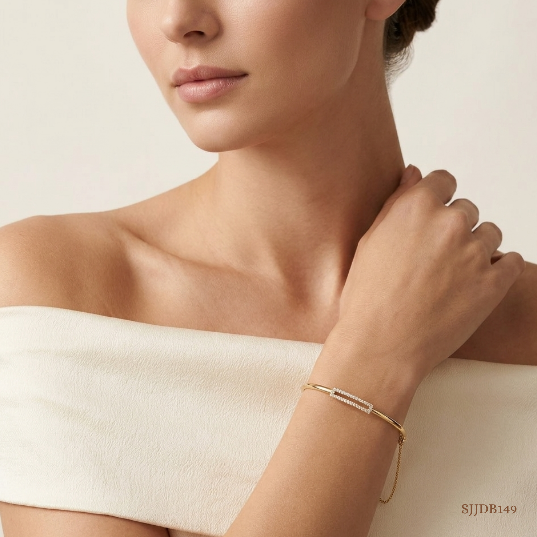 SJJDB149 | Lovely Diamond Elegant Fashion Bangle