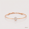 SJJDB150 | Chic Diamond Contemporary Designer Bangle