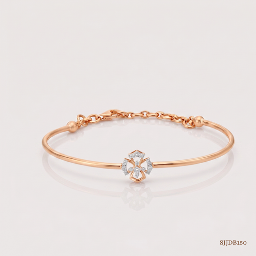 SJJDB150 | Chic Diamond Contemporary Designer Bangle