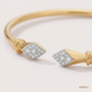 SJJDB151 | Arrow Diamond Modern Statement Bangle