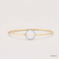 SJJDB152 | Shimmering Circle Diamond Elegant Bangle