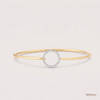 SJJDB152 | Shimmering Circle Diamond Elegant Bangle