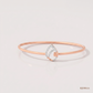 SJJDB154 | Teardrop Diamond Elegant Designer Bangle