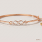 SJJDB156 | Infinity Diamond Contemporary Luxury Bangle