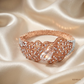 SJJDB159 | Ember Weave Diamond Contemporary Bangle
