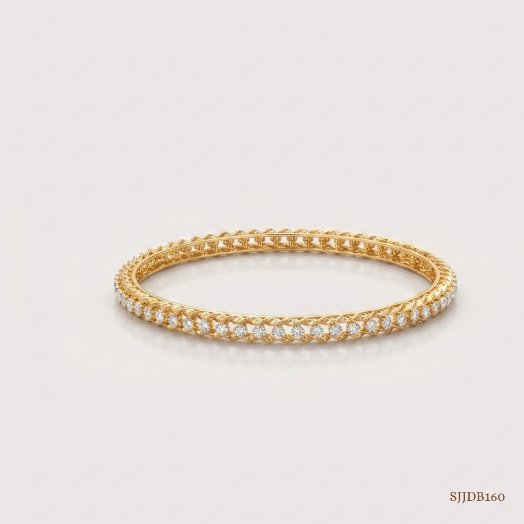SJJDB160 | Timeless Rhythm Diamond Luxury Bangle