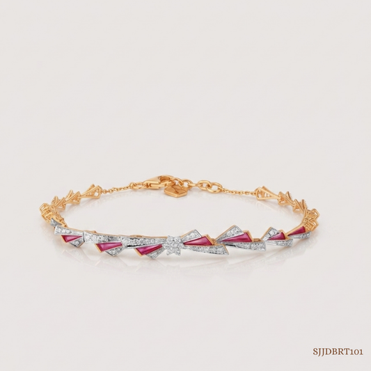 SJJDBRT101 | Glow Wings Diamond Bracelet