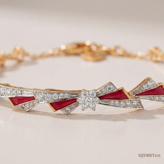 SJJDBRT101 | Glow Wings Diamond Bracelet