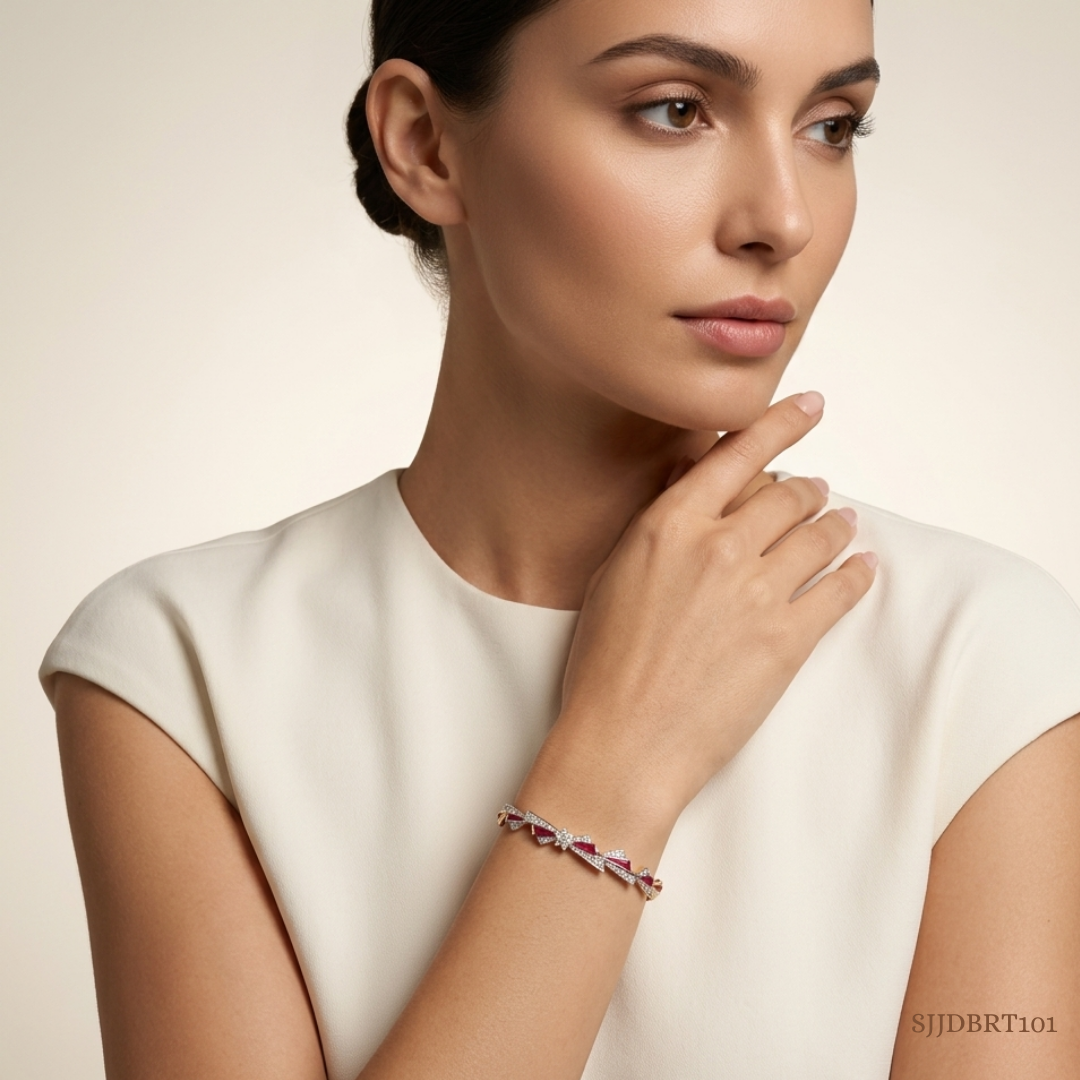 SJJDBRT101 | Glow Wings Diamond Bracelet