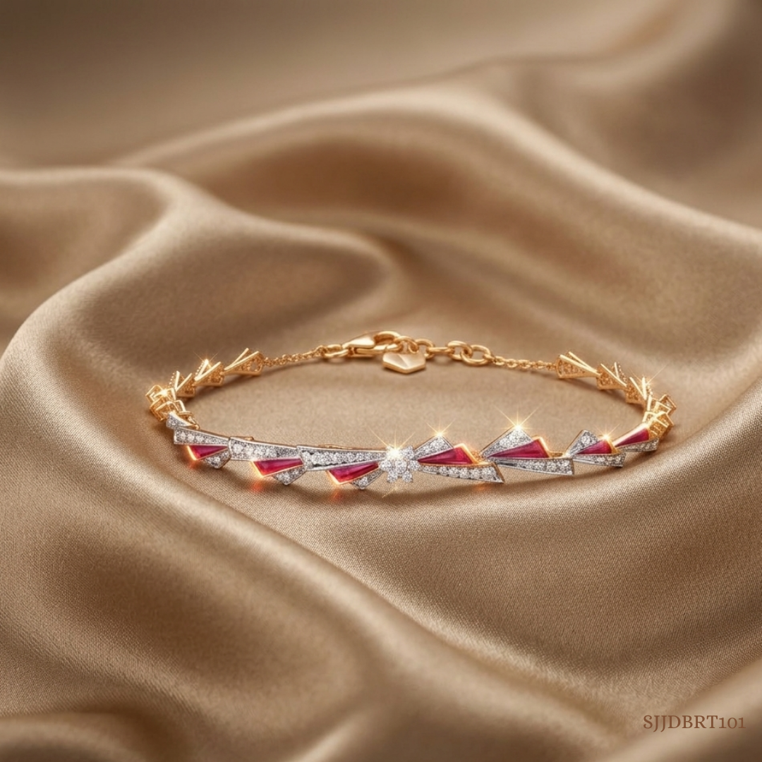 SJJDBRT101 | Glow Wings Diamond Bracelet