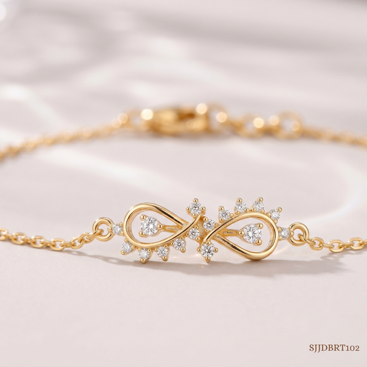 SJJDBRT102 | Bloom Arc Diamond Bracelet