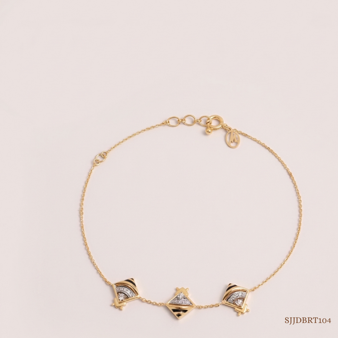 SJJDBRT104 | Bee Bold Diamond Bracelet