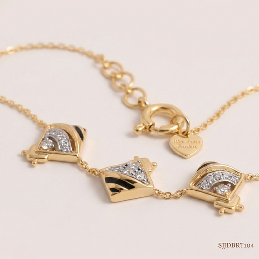 SJJDBRT104 | Bee Bold Diamond Bracelet