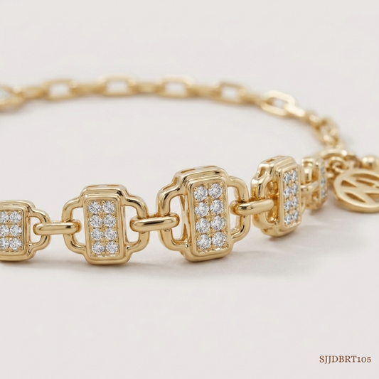 SJJDBRT105 | Urban Gleam Diamond Bracelet