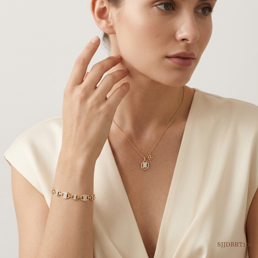 SJJDBRT105 | Urban Gleam Diamond Bracelet