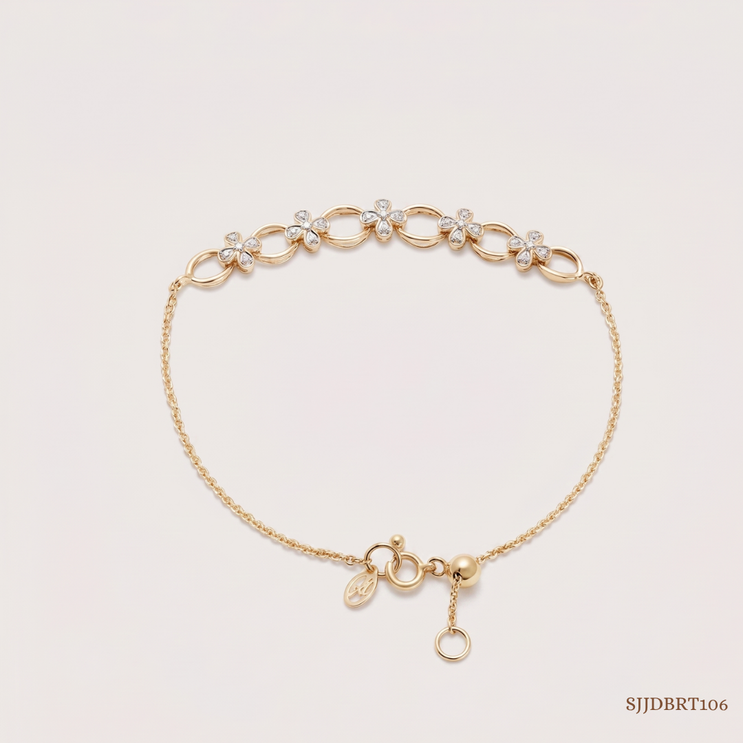 SJJDBRT106 | Chic Orbit Diamond Bracelet