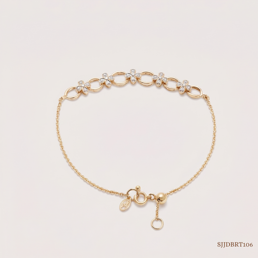 SJJDBRT106 | Chic Orbit Diamond Bracelet