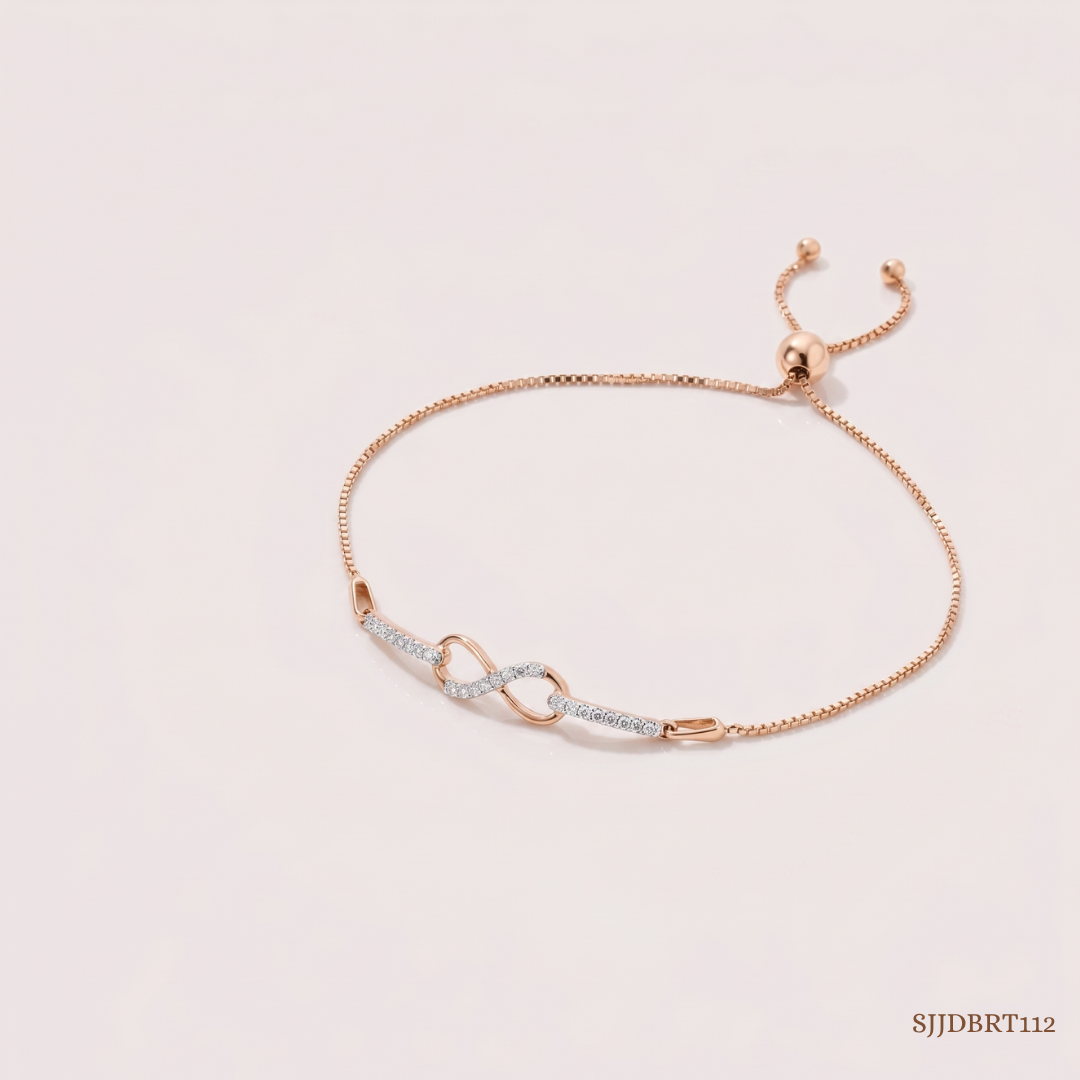 SJJDBRT112 | Dainty Forever Diamond Bracelet