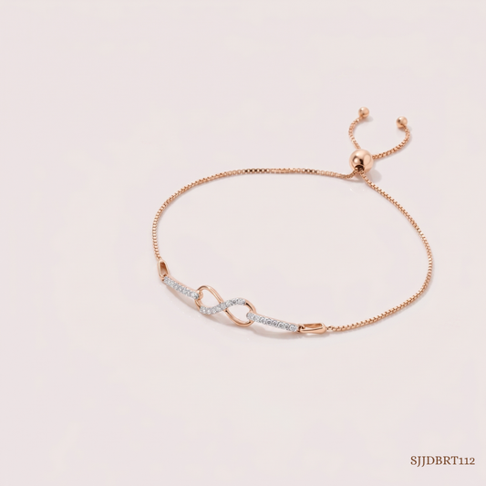 SJJDBRT112 | Dainty Forever Diamond Bracelet