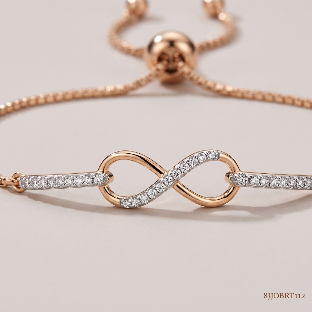 SJJDBRT112 | Dainty Forever Diamond Bracelet