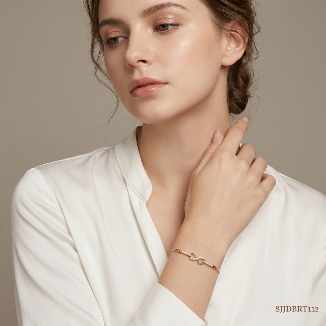 SJJDBRT112 | Dainty Forever Diamond Bracelet