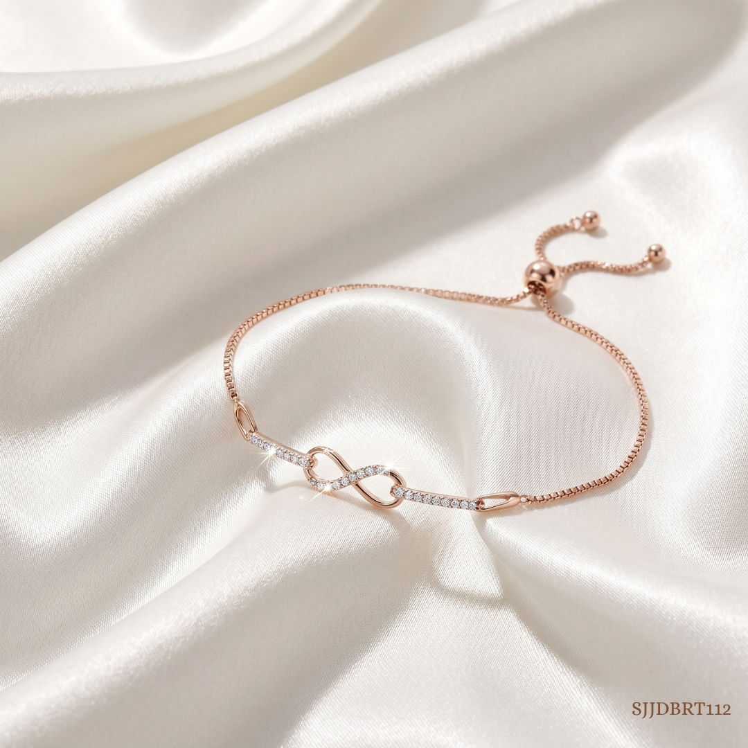 SJJDBRT112 | Dainty Forever Diamond Bracelet