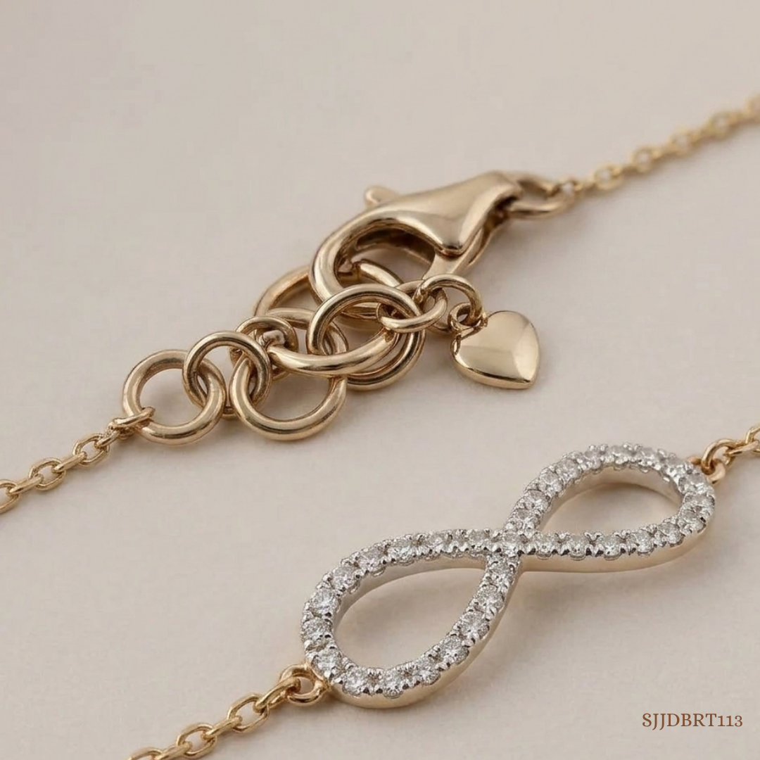 SJJDBRT113 | Infinity Elegance Diamond Bracelet