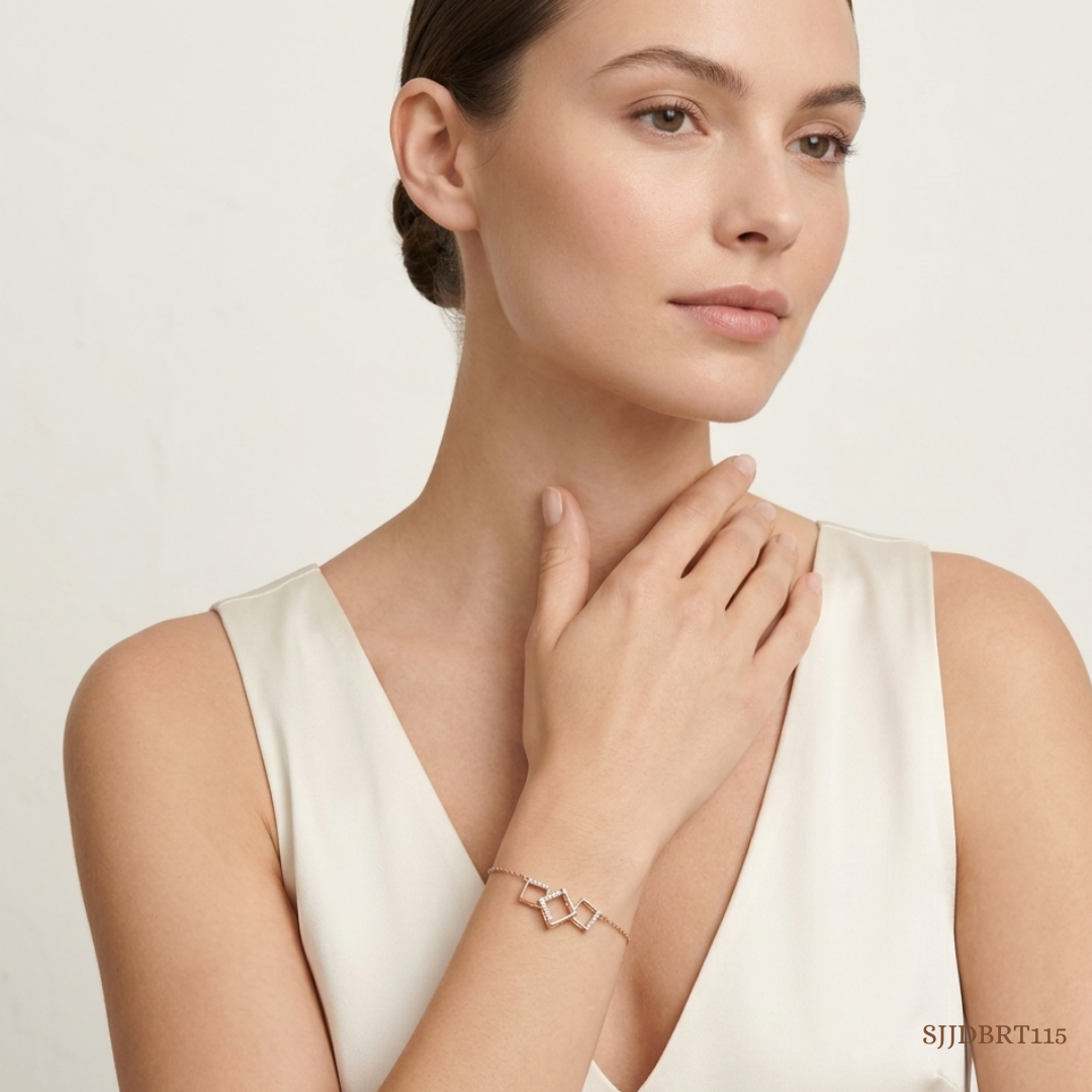 SJJDBRT115 | Classic Diamond Bracelet
