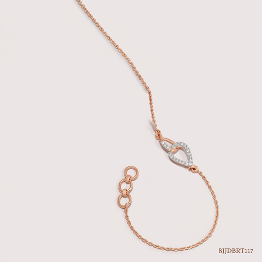 SJJDBRT117 | Radiant Bond Diamond Bracelet
