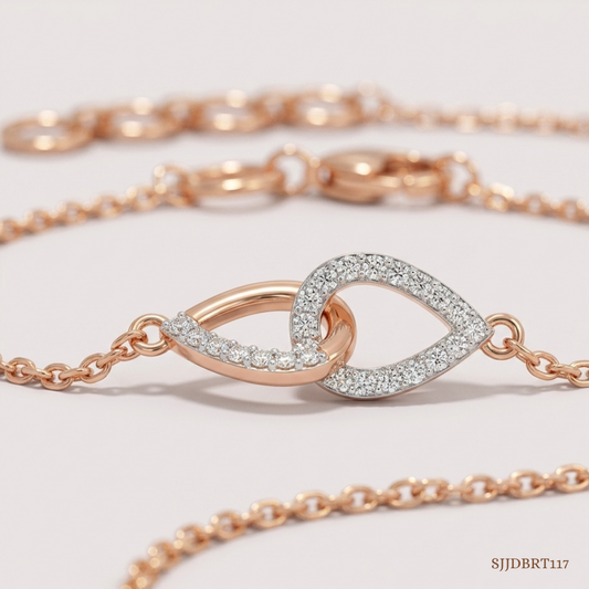 SJJDBRT117 | Radiant Bond Diamond Bracelet