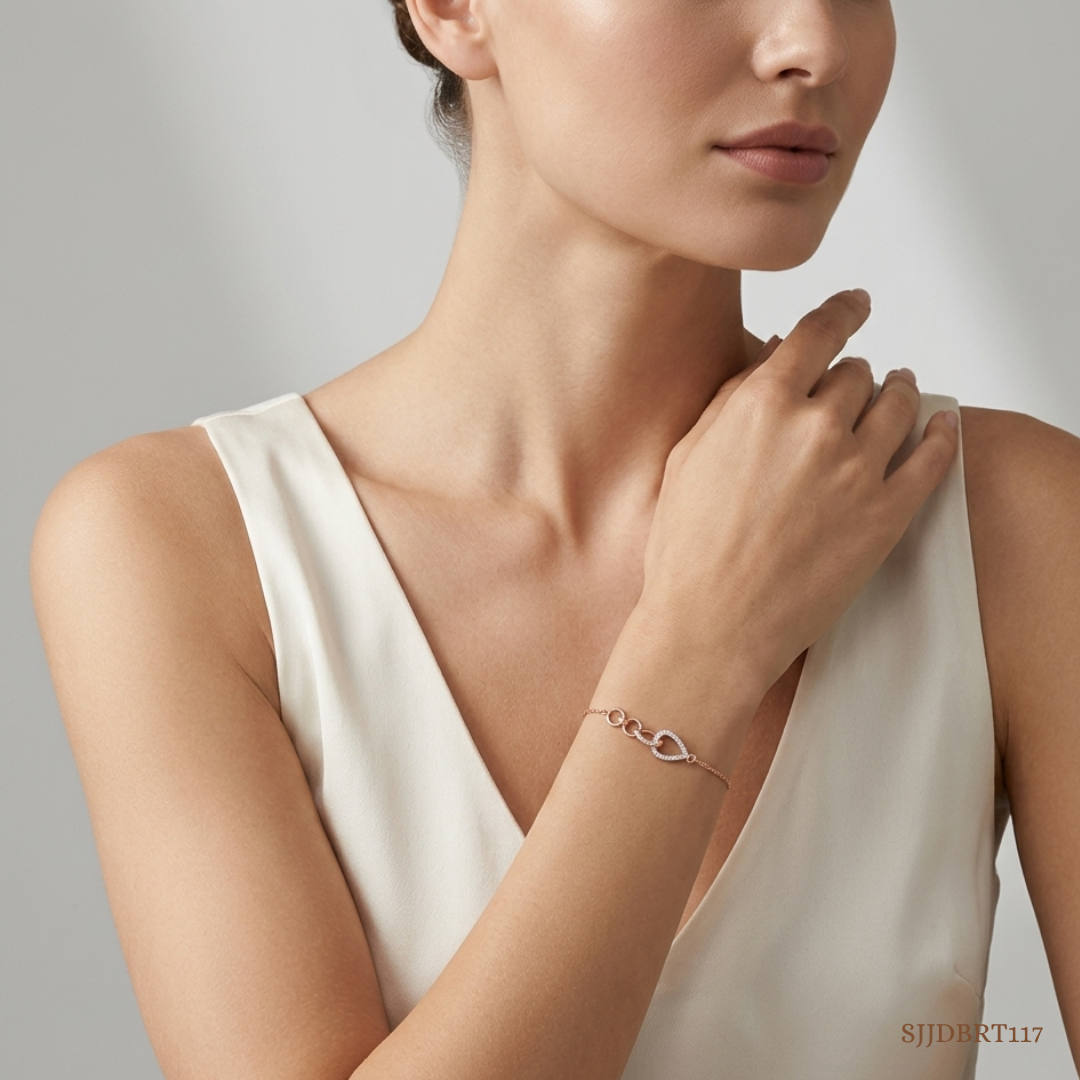 SJJDBRT117 | Radiant Bond Diamond Bracelet