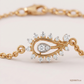 SJJDBRT118 | Paisley Bloom Diamond Bracelet