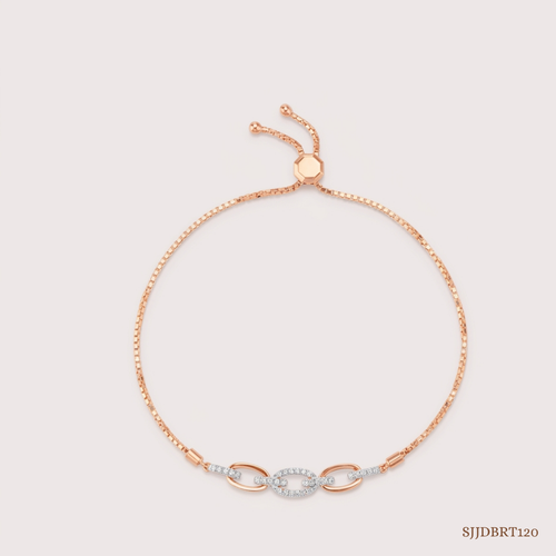 SJJDBRT120 | Bold Link Diamond Bracelet