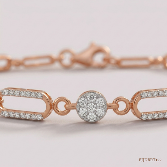 SJJDBRT122 | Luxe Link Diamond Bracelet