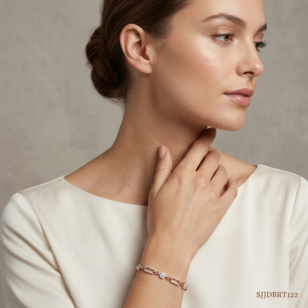 SJJDBRT122 | Luxe Link Diamond Bracelet