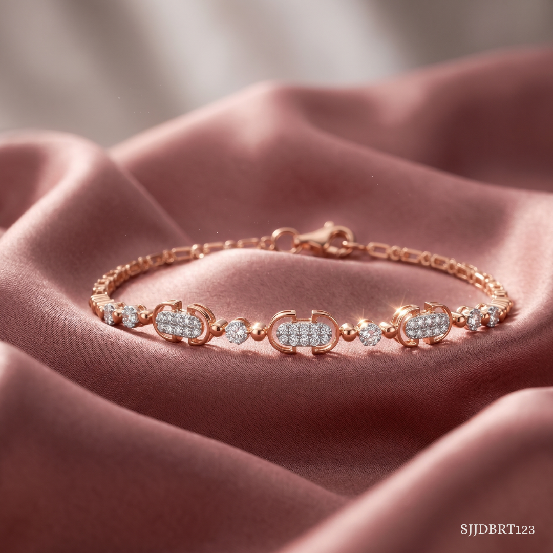 SJJDBRT123 | Sparkle Link Diamond Bracelet