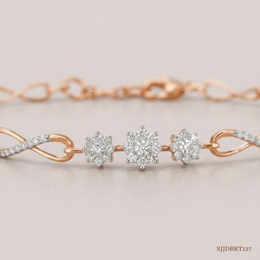 SJJDBRT127 | Infinite Grace Diamond Bracelet